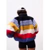 image:imageKumufenc Printed Sherpa Jacket for Women Long Sleeve Button Down Fuzzy Fleece Coat Y2K Outerwear with PocketsYellow