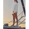 image:imageKumufenc Womens Oversized Lightweight Quilted Down Coat Long Sleeve Zip Packable Short Puffer Jackets